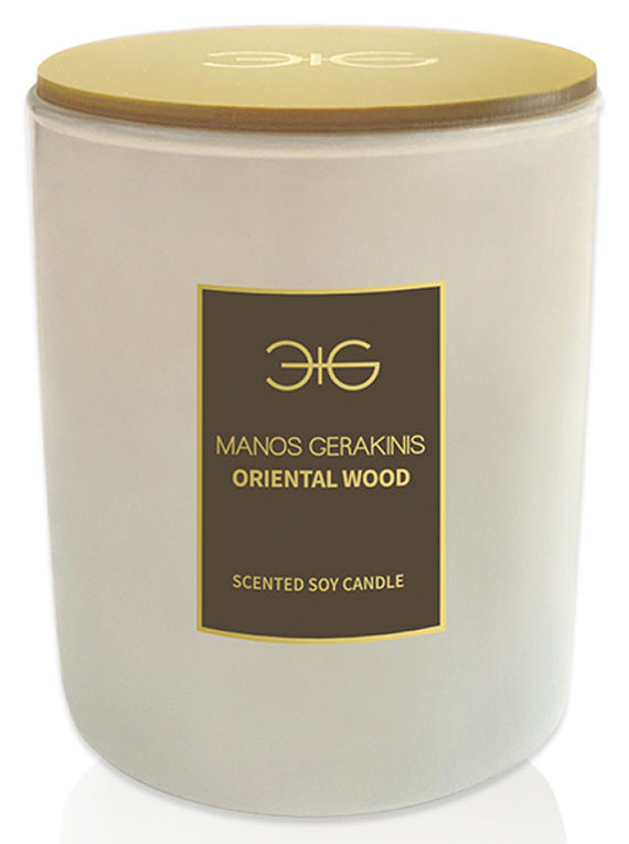 Oriental Wood Candle
