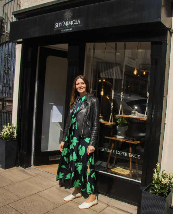 Maria at Shy Mimosa Perfumery, Bristol